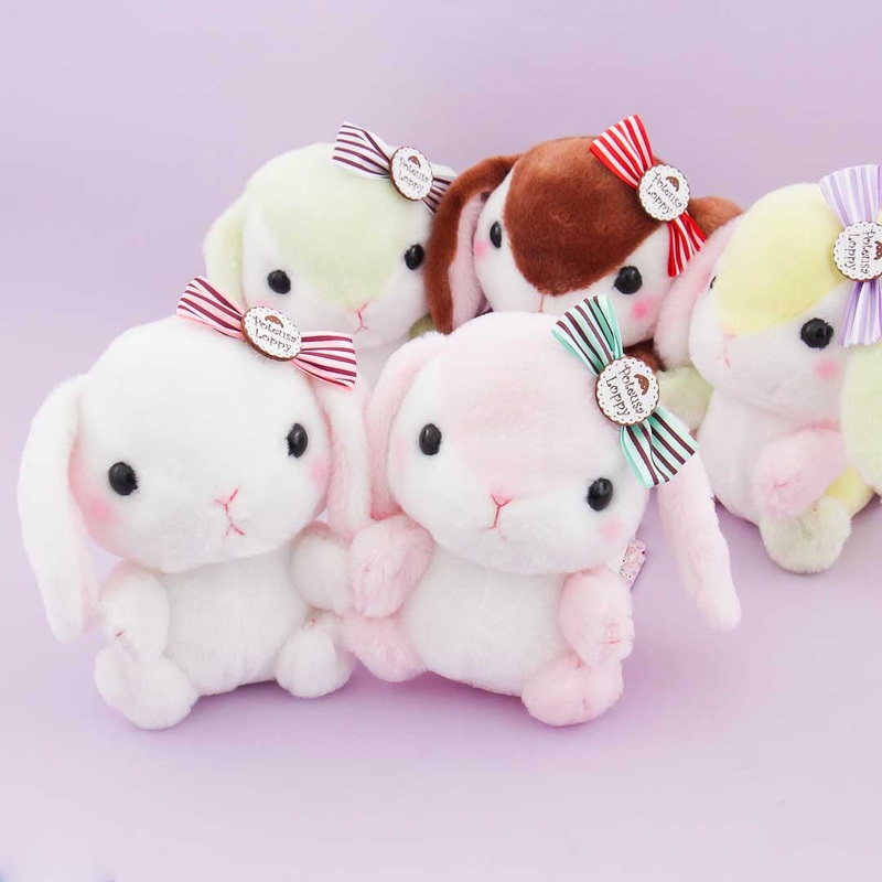 Pote Usa Loppy Ribbon Bow Plushie - Medium