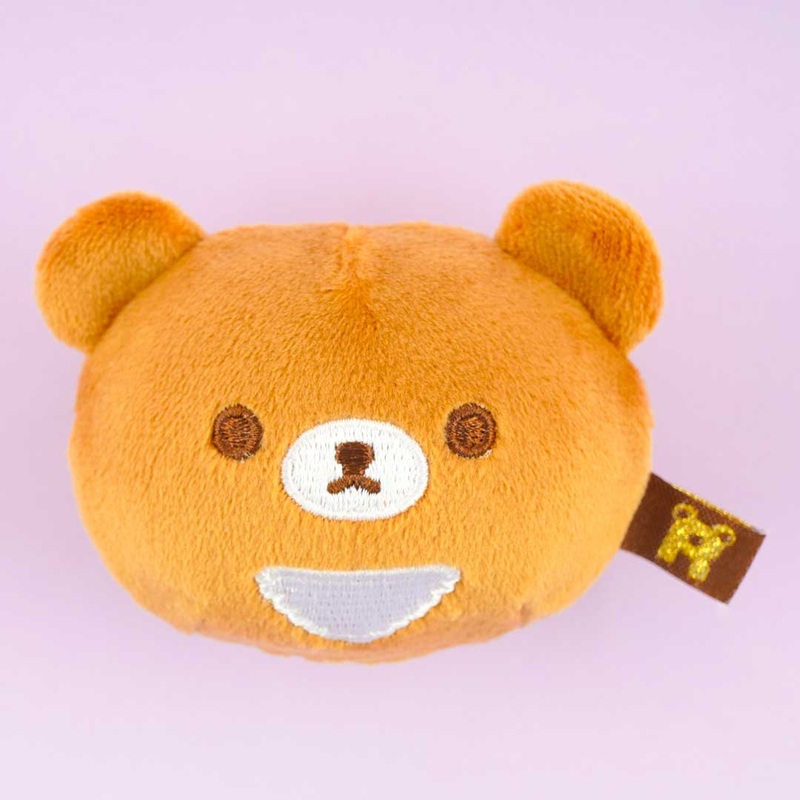 Rilakkuma Face Plushie - Chairoikoguma / Mini