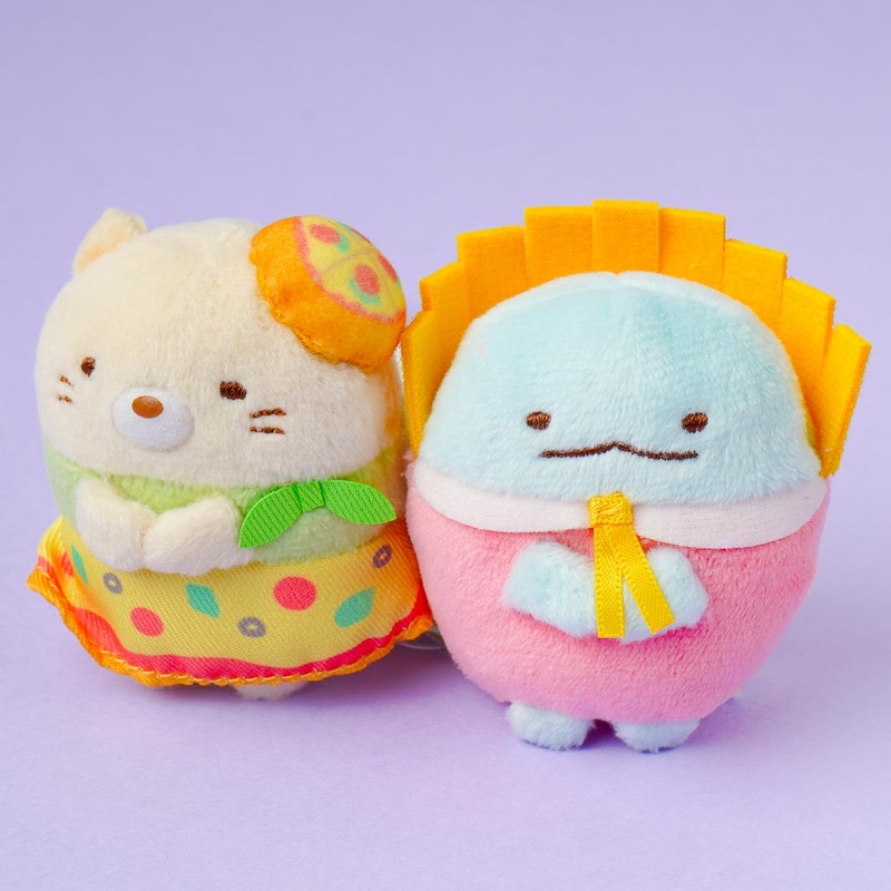 Sumikko Gurashi Food Kingdom Plushie Set - Neko & Tokage / Mini