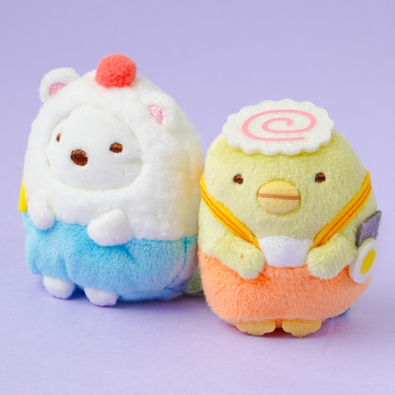 Sumikko Gurashi Food Kingdom Plushie Set - Shirokuma & Penguin? / Mini