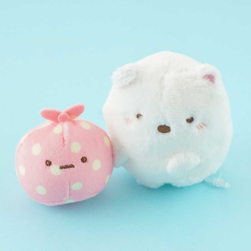 Sumikko Gurashi Pair Plushie - Shirokuma x Furoshiki / Mini