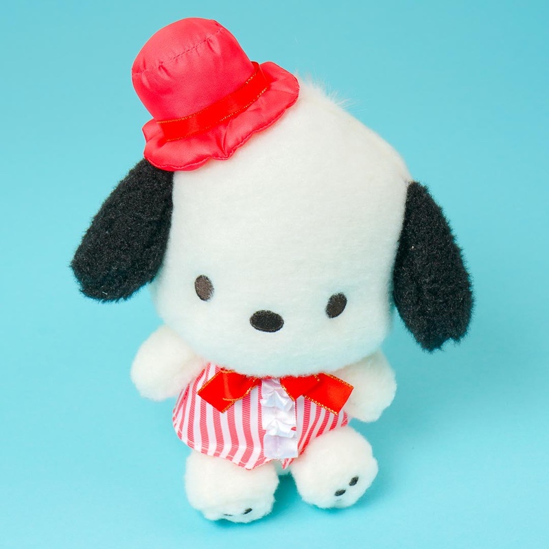 Pochacco Striped Vest Plushie - Medium