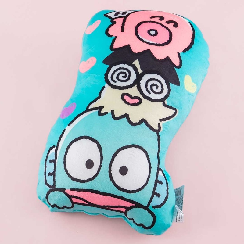 Sanrio Characters Mochimochi Cushion - Hangyodon & Friends