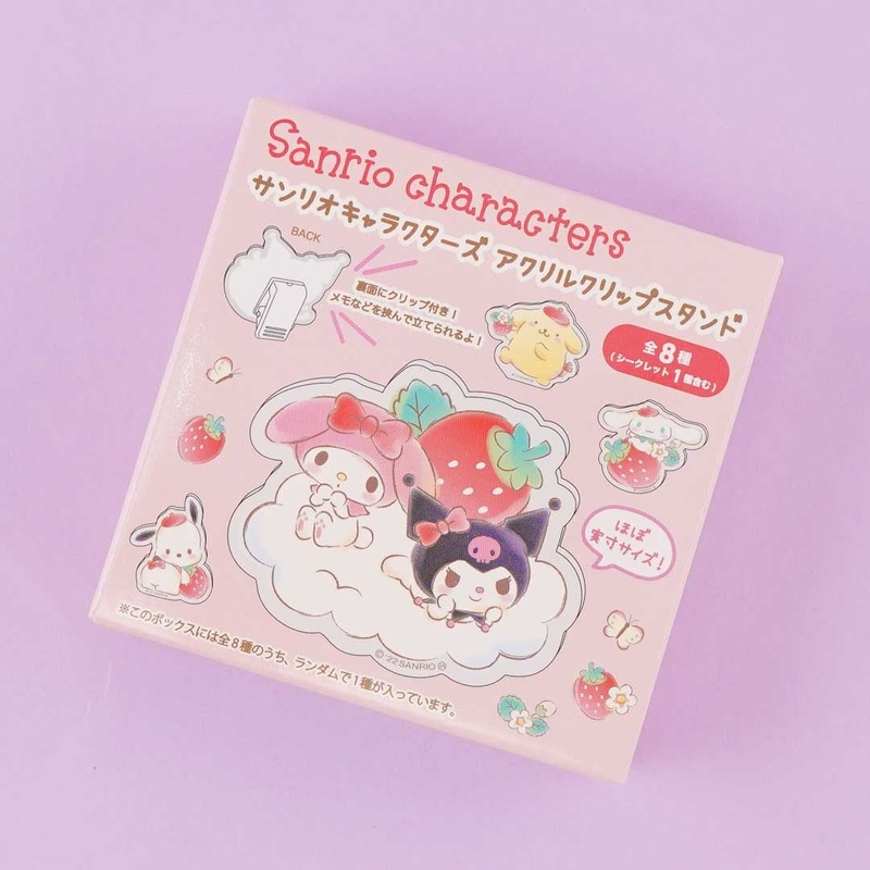 Sanrio Characters Strawberry Love Acrylic Clip Stand