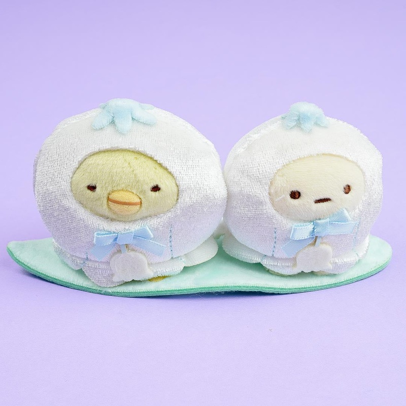 Sumikko Gurashi Flower Plushie Set - Penguin? & Tapioca / Mini