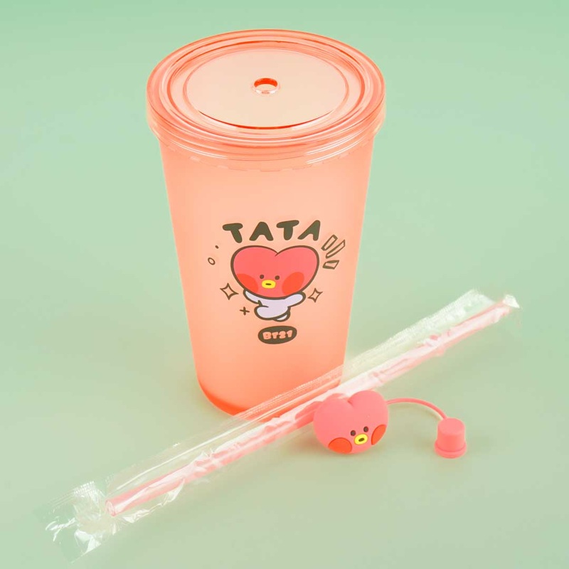 BT21 Minini Tumbler With Straw - TATA
