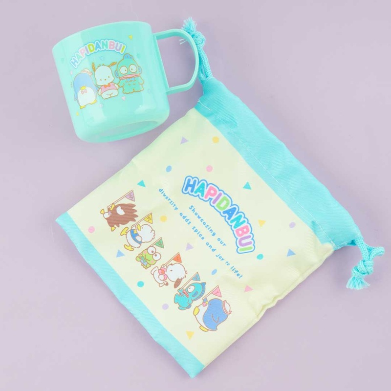 Hapidanbui Cup & Drawstring Pouch Set