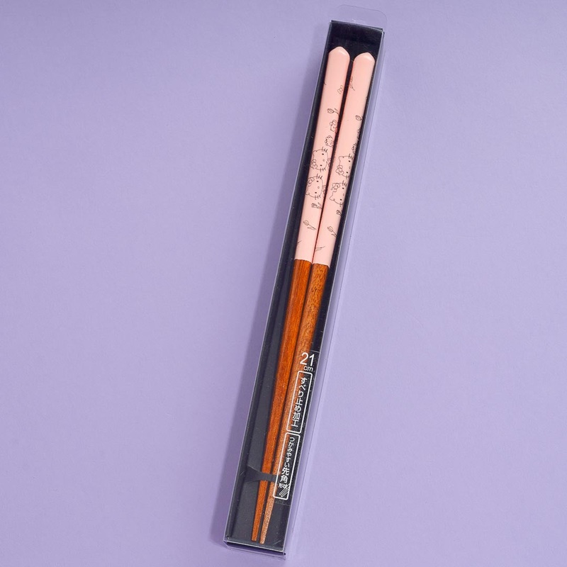 Hello Kitty & Flower Wooden Chopsticks
