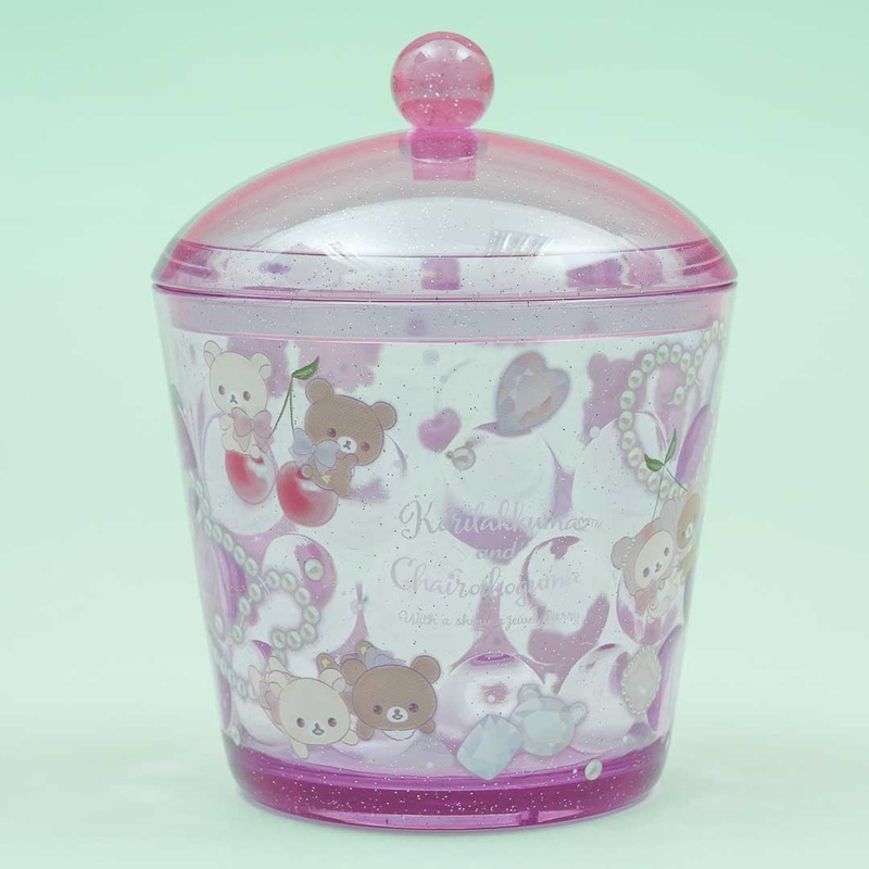 Korilakkuma x Chairoikoguma Korikogu Jewel Cherry Canister