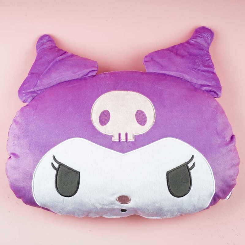 Kuromi Die Cut Face Cushion