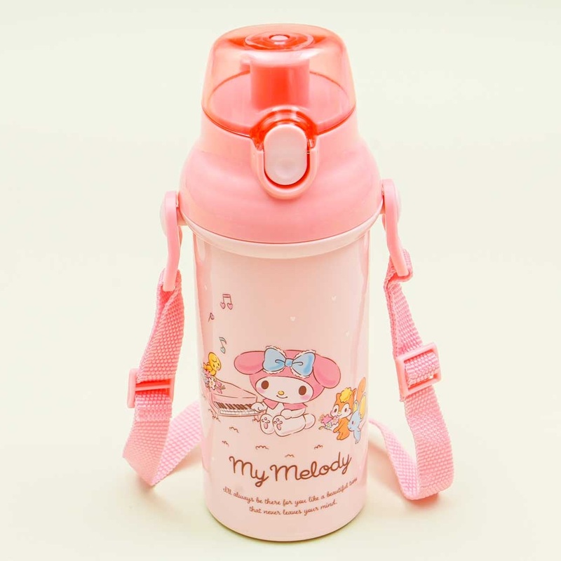 My Melody Piano Recital One-Push Water Bottle