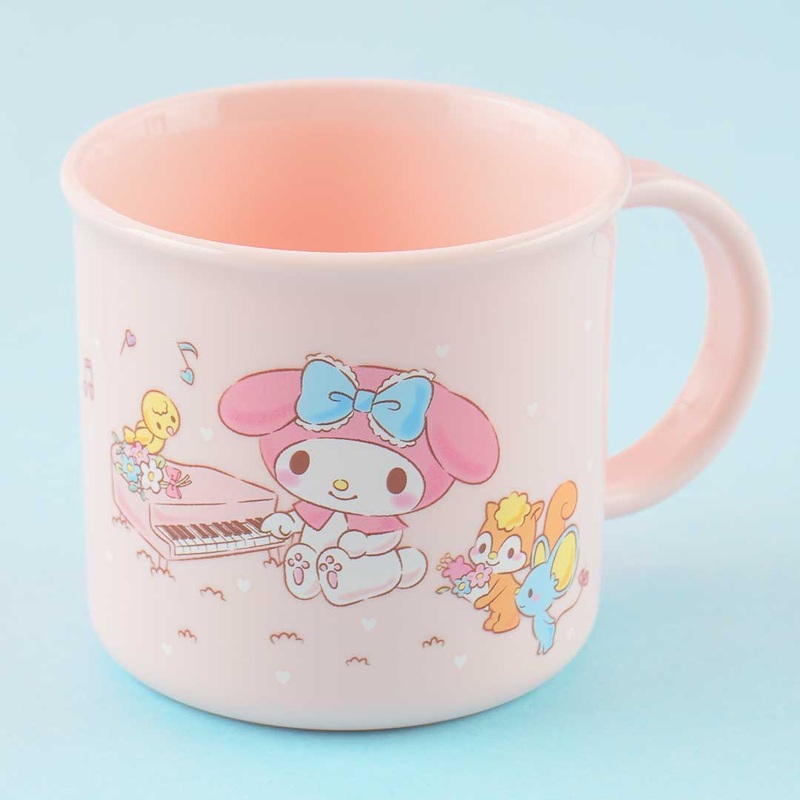 My Melody Piano Time Plastic Mug