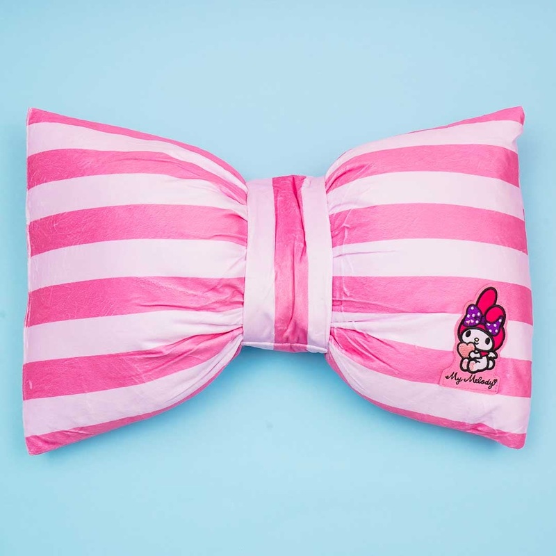 My Melody Striped Bow Cushion