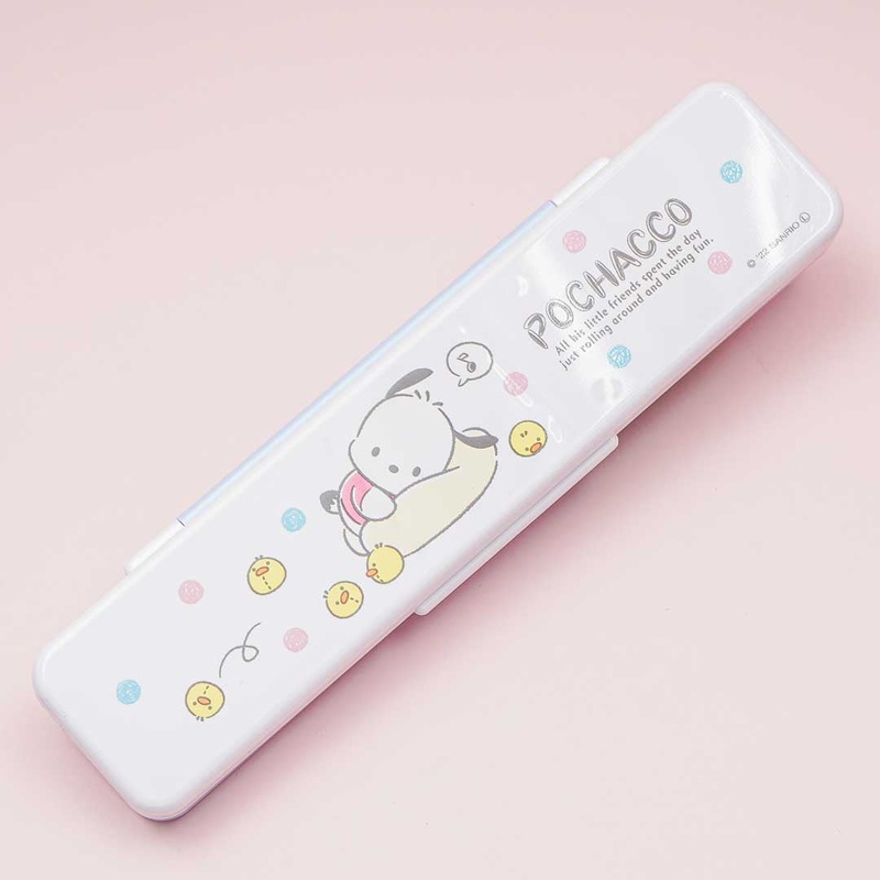 Pochacco Rolling Around Utensil Set