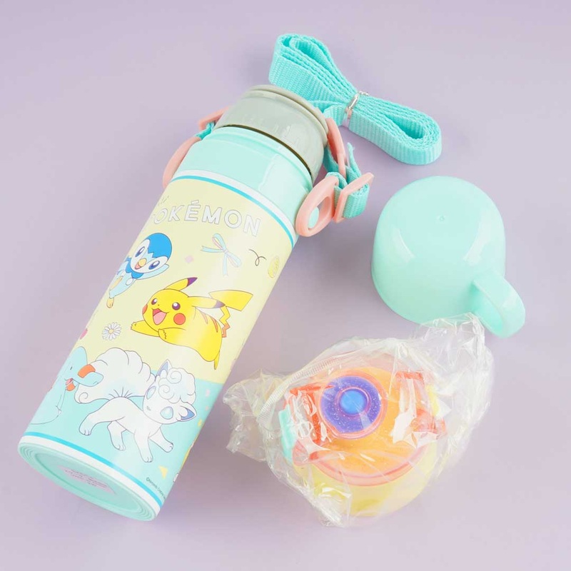 Pokemon Fun Stainless Steel Bottle - Two-Way Lid