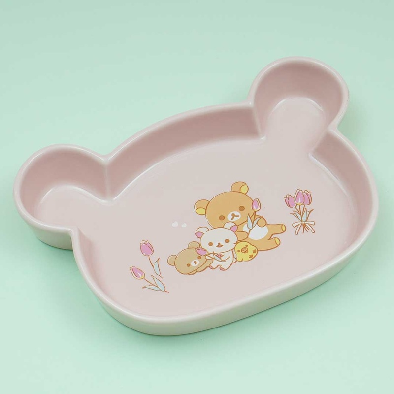Rilakkuma Flowery Bear Plate