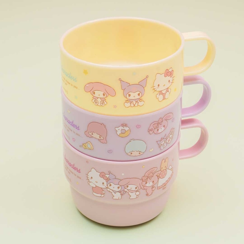 Sanrio Characters Stackable Drinking Cup Set - 3 pcs