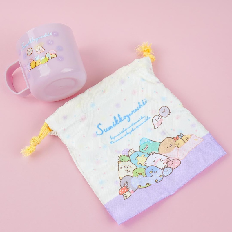 Sumikko Gurashi Nap Time Drawstring Pouch & Cup Set