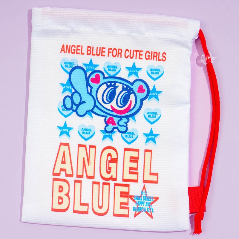 Angel Blue Nakamura Kun Drawstring Bag