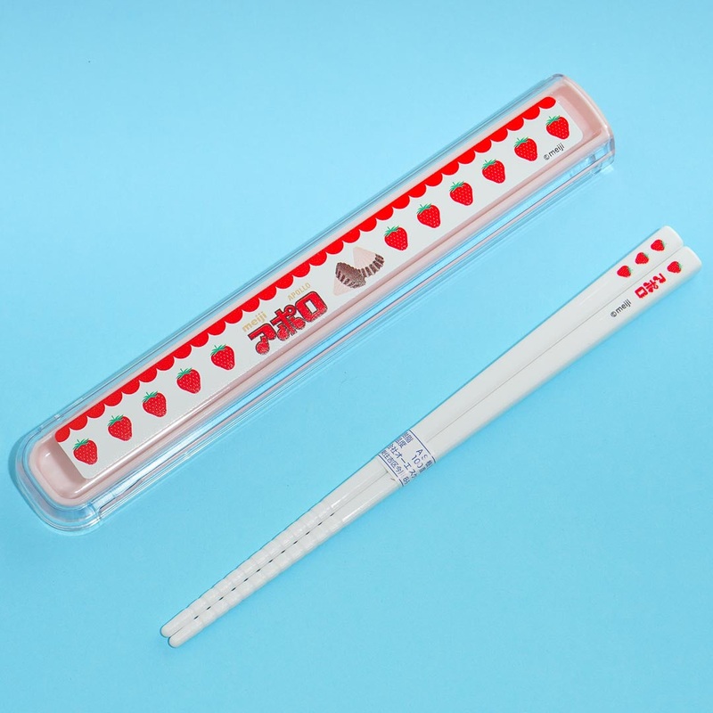Apollo Strawberry Chocolate Antibacterial Chopsticks Set