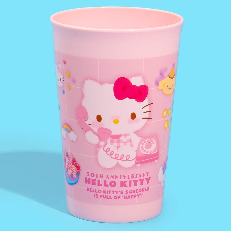 Hello Kitty 50th Anniversary Cup - Happy Schedule
