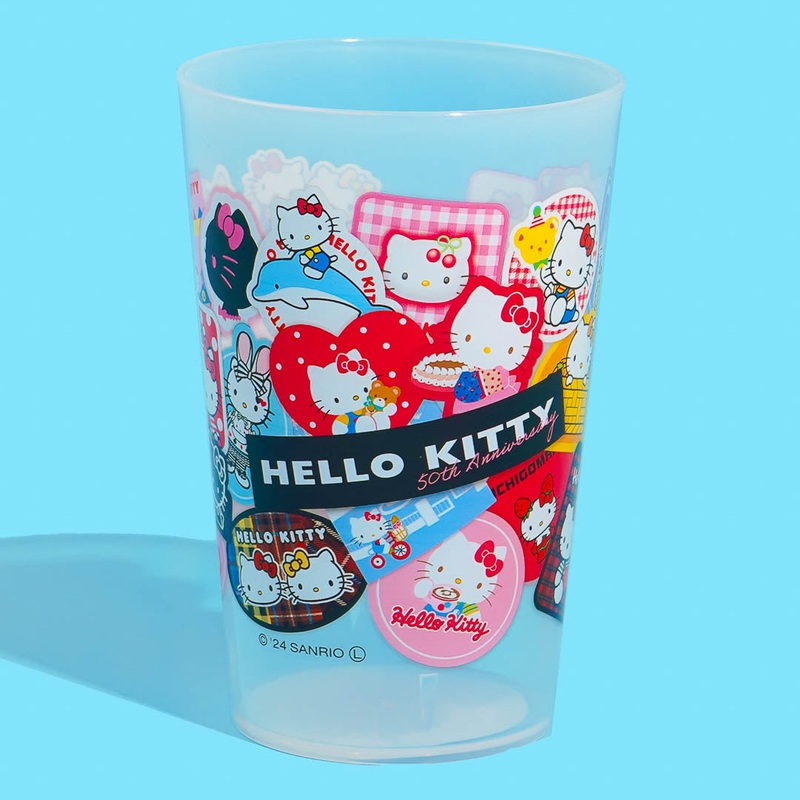 Hello Kitty 50th Anniversary Cup - Sticker Overload