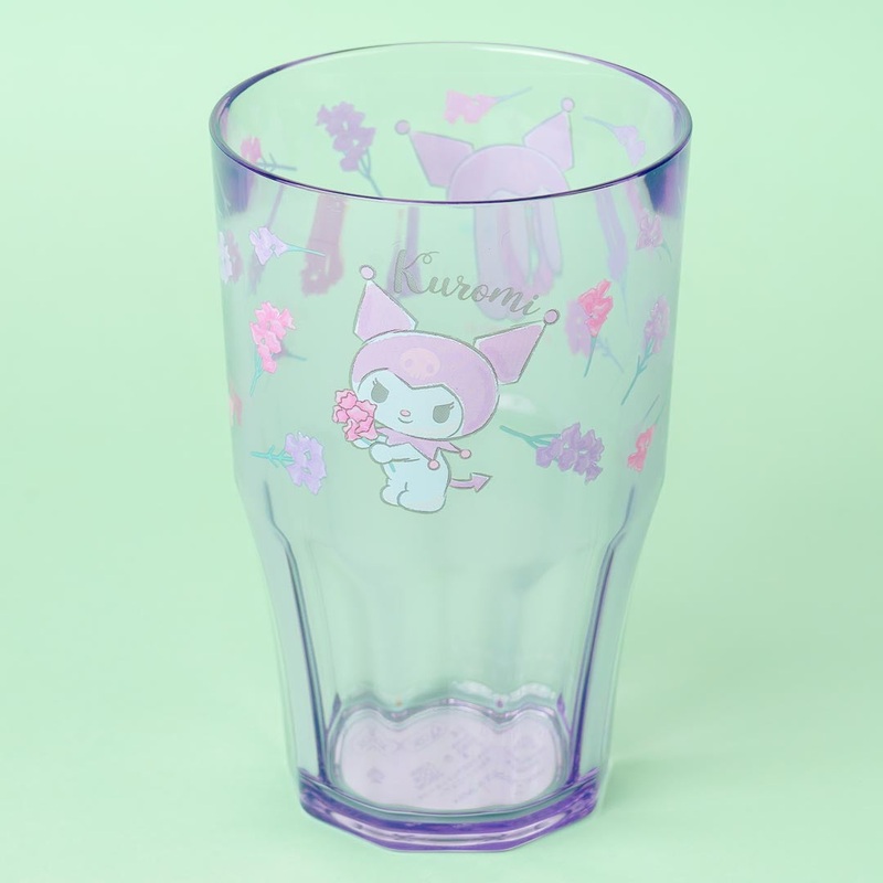Kuromi Flowery Clear Cup
