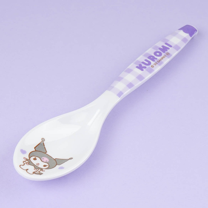 Kuromi Gingham Melamine Spoon