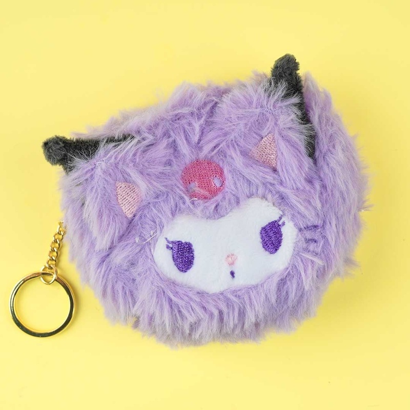 Kuromi Happy Cat Mini Face Pouch