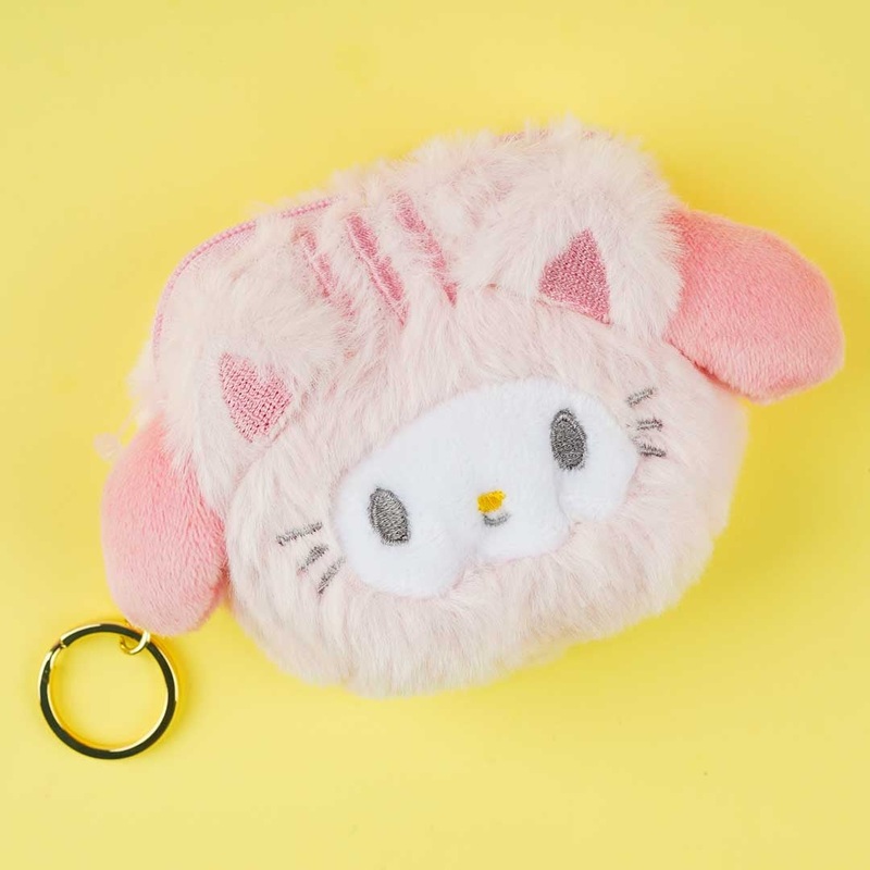 My Melody Happy Cat Mini Face Pouch
