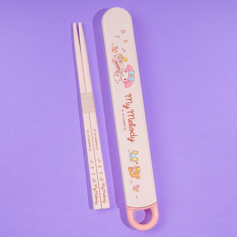 My Melody Piano Recital Chopsticks With Slide Case