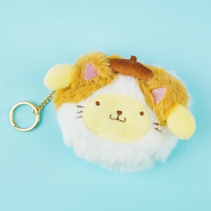 Pompompurin Happy Cat Mini Face Pouch