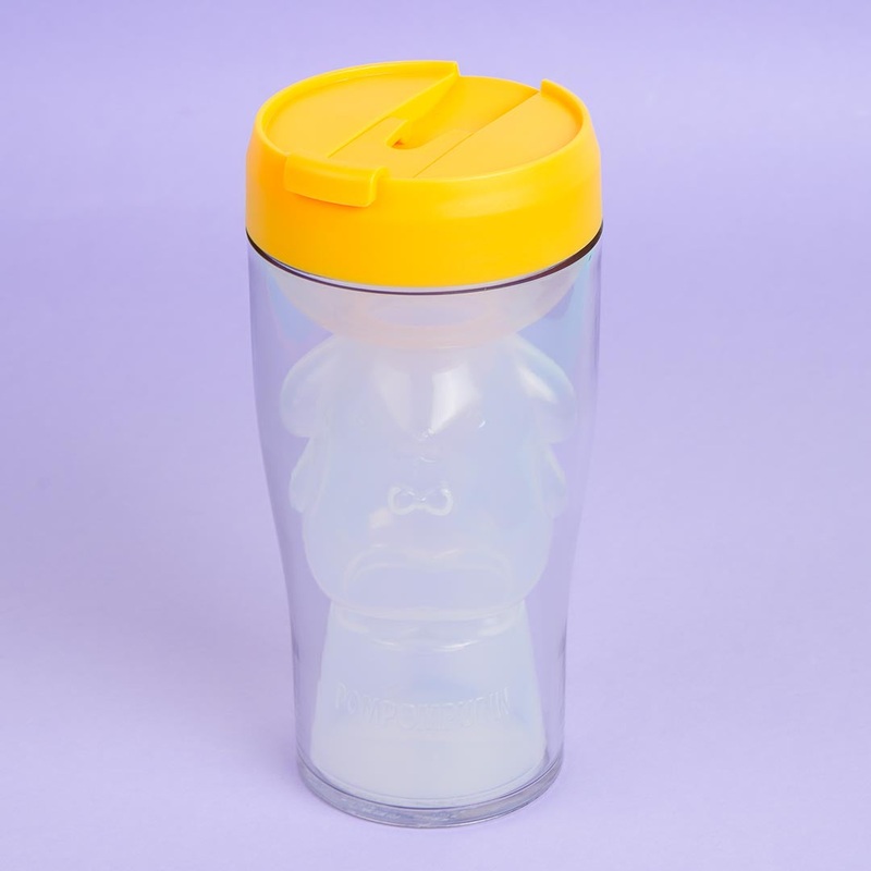 Pompompurin Shaped Two-Layer Tumbler