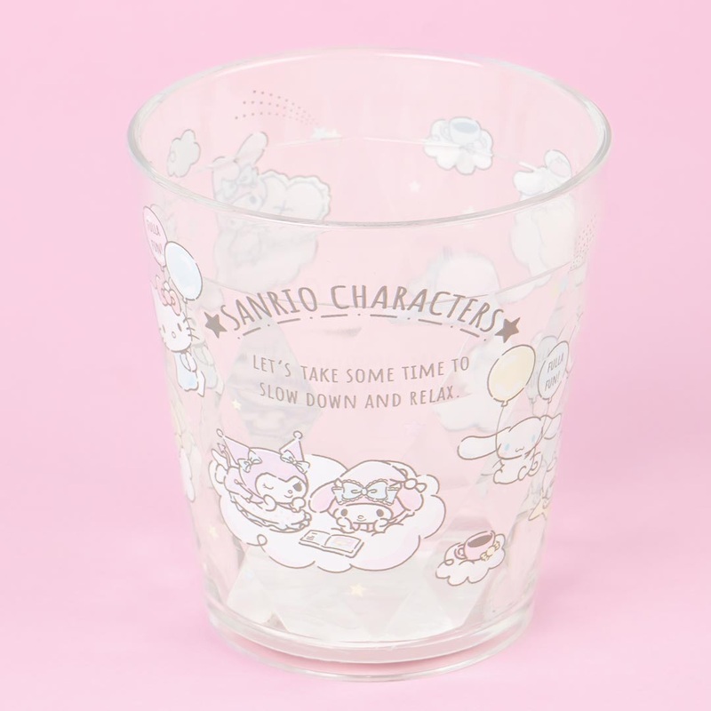 Sanrio Characters Cloud Play Jewel Clear Cup
