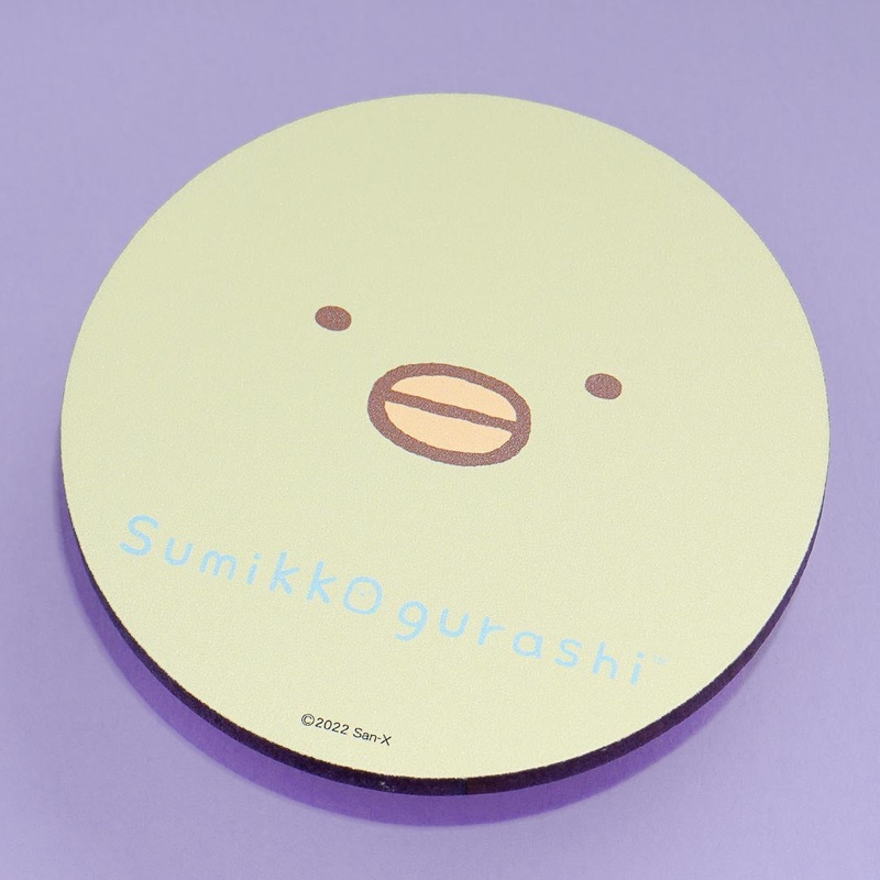 Sumikko Gurashi Face Wooden Coaster - Penguin?