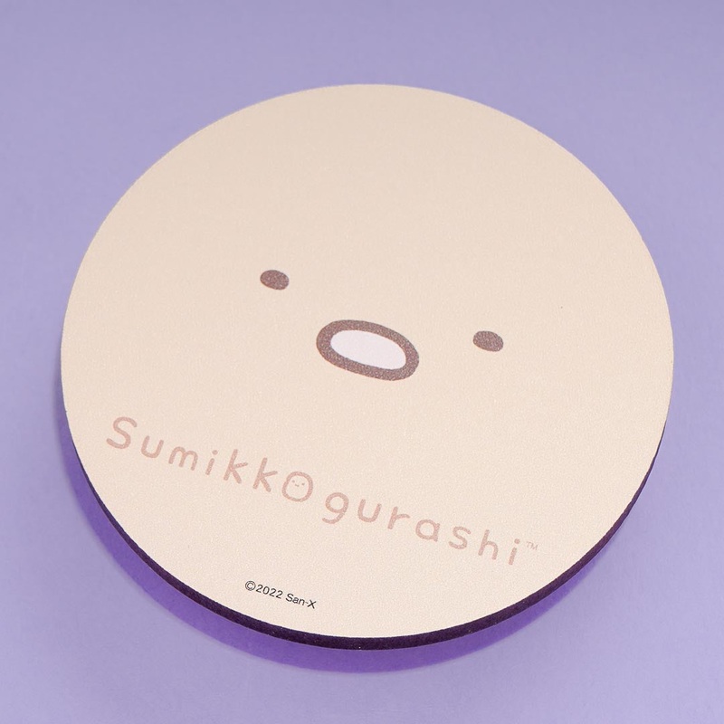 Sumikko Gurashi Face Wooden Coaster - Tonkatsu