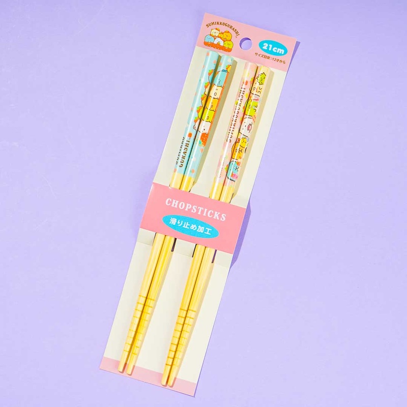 Sumikko Gurashi Overload Bamboo Chopsticks Set - 2 pairs