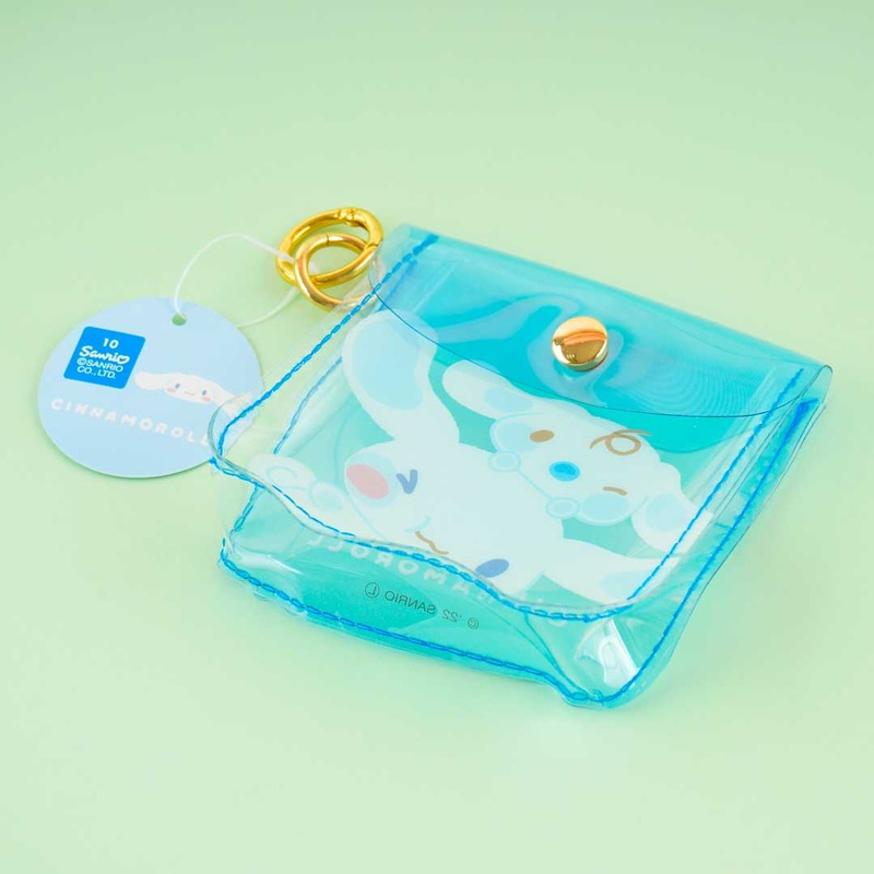 Cinnamoroll & Milk Clear Blue Pouch