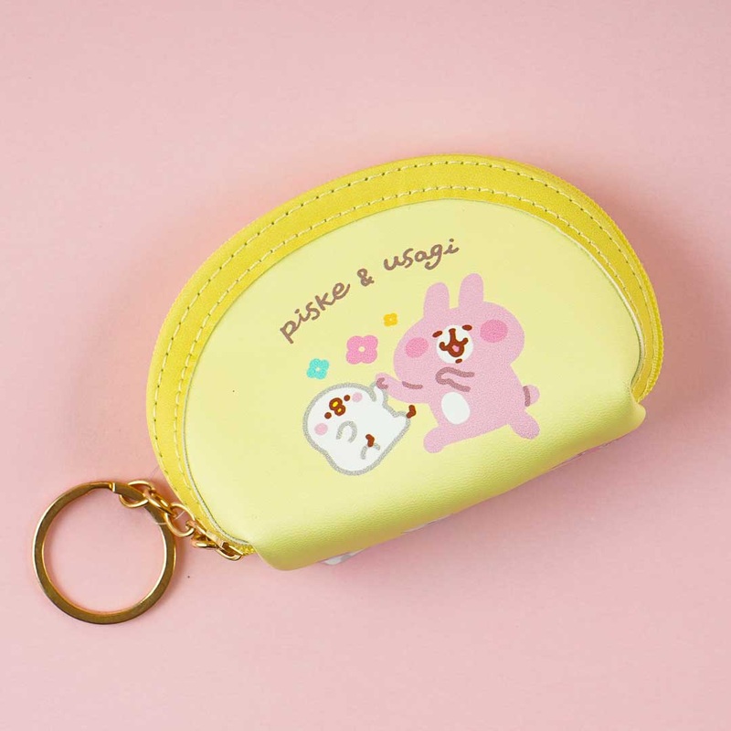 Kanahei Piske & Usagi Round Mini Pouch