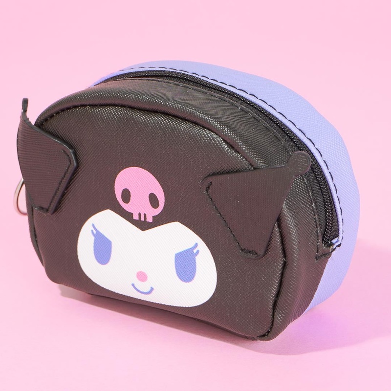 Kuromi & Baku Face Double-Sided Pouch