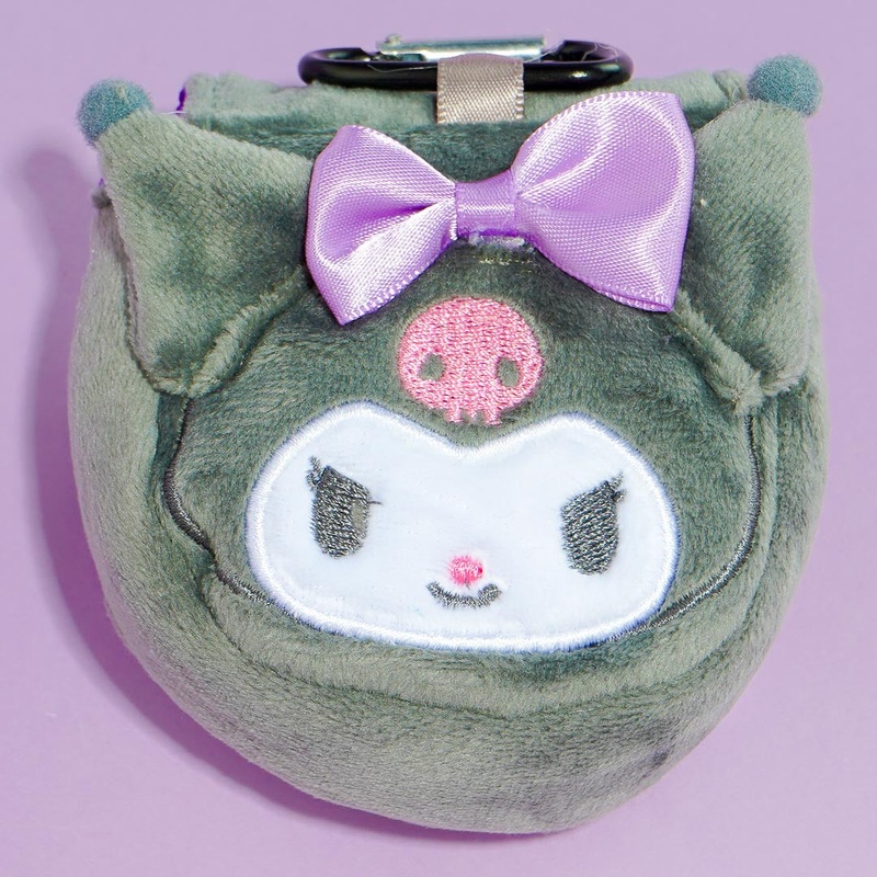 Kuromi Clippable Plush Pouch