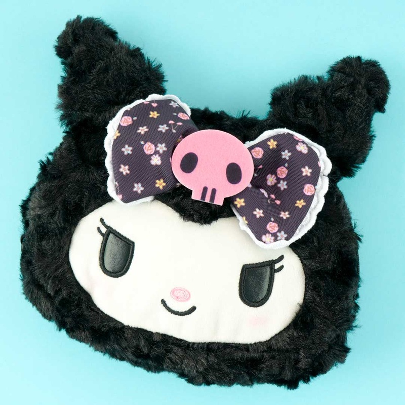 Kuromi Fluffy Plush Pouch