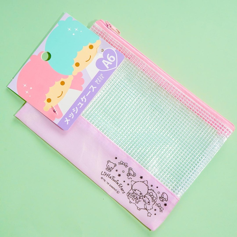 Little Twin Stars A5 Mesh Pouch