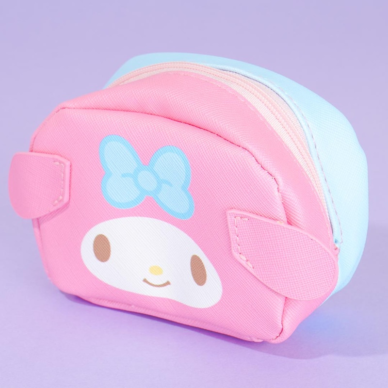 My Melody & Flat Face Double-Sided Pouch