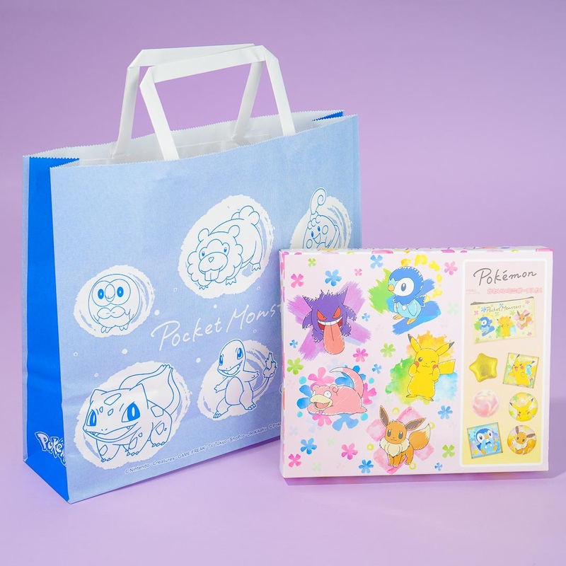 Pokemon Flowery Gift Pouch With Chocolate