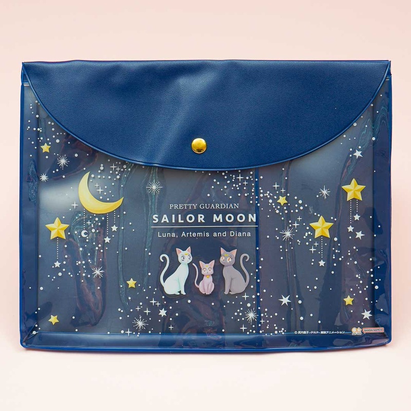 Sailor Moon Starry Cats Flat Pouch