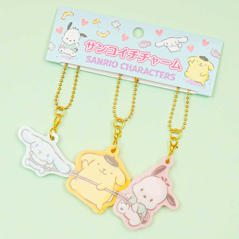 Sanrio Characters Always Friends Magnetic Charm Set - 3 pcs