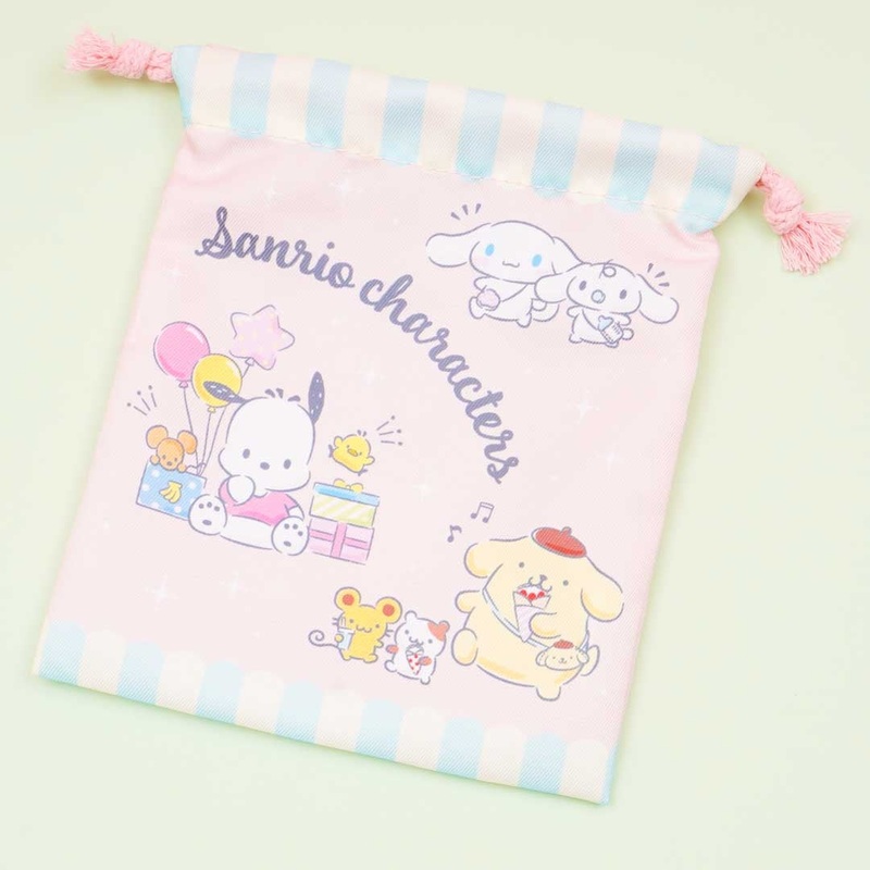 Sanrio Characters Party Time Drawstring Pouch
