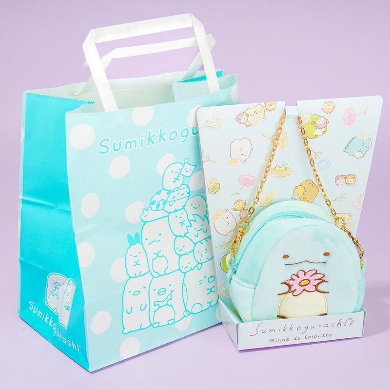 Sumikko Gurashi Flower Chain Pouch With Chocolate - Tokage