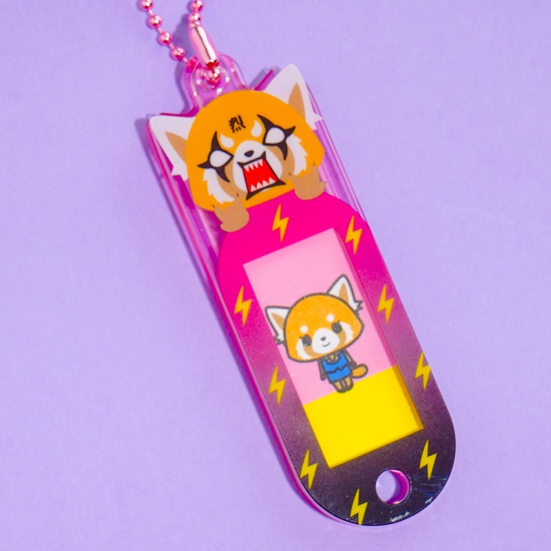 Aggretsuko Name Tag Charm